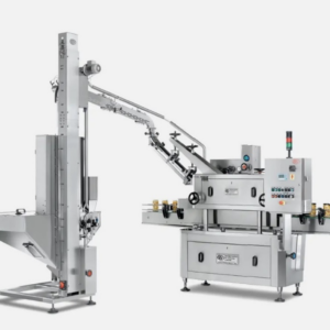 Refurbished Automatic Linear Capper with New Magnetic Feeder
